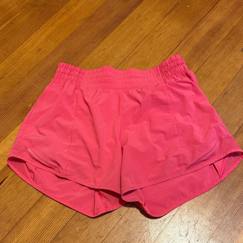 Lululemon Hotty Hot Tall Pink Athletic Shorts